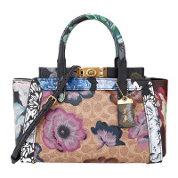COACH 蔻驰 奢侈品 女士专柜款30号花朵图案款手提单肩斜跨包 78459 B4PED