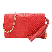 TORY BURCH 托里·伯奇 奢侈品 女款红色皮质单肩斜挎包 50263 611