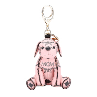 MCM 女士 时尚米色人造革动物园小猪钥匙扣包包挂饰 MYZ8AXL07IG001