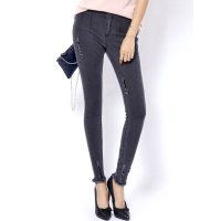 杰斯班破洞小脚牛仔裤JP5117