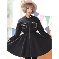 杰斯班百搭宽松棒球风衣JP6307