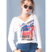 杰斯班休闲印花T恤JP6247