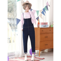 杰斯班背带牛仔裤JP6292