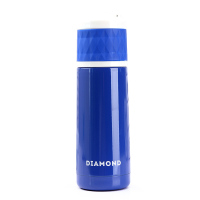 悠品居商务休闲304不锈钢便携弹跳保温杯蓝色350ml