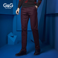 G＆G冬季男士商务灯芯绒男裤休闲裤小脚修身2019新款韩版潮流百搭裤子