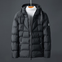 G&G棉衣男中长款韩版修身2018冬季新款棉袄黑色男士外套