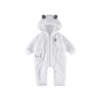 angeeb宝贝心语 0-2岁宝宝连身衣春秋男童女童爬服棉花糖毛绒连体衣