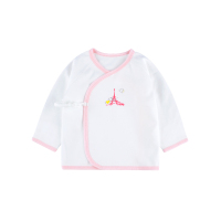 hello mika 米卡 0-6个月婴儿春秋新款上衣哈衣宝宝纯棉印花和袍上衣