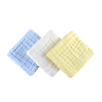 hello mika 米卡 柔软6层纱布方巾3条装