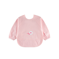 hello mika 米卡 纯棉吃饭围兜罩衣防溅衣反穿衣