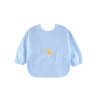 hello mika 米卡 纯棉吃饭围兜罩衣防溅衣 反穿衣