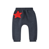 angeeb宝贝心语 0-4岁春秋宝宝裤子趣味年代空气层童裤男童女童薄棉休闲裤