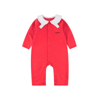 angeeb宝贝心语 0-4岁婴儿纯棉衣服服饰宝宝连体衣 悠长假期翻领连身衣