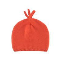 hello mika 米卡 宝宝毛织啾啾帽新生儿帽子