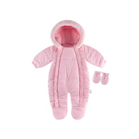 hello mika 米卡 优雅系宝宝连体棉服 婴儿外出秋冬保暖连体棉服