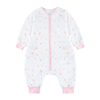 hello mika 米卡 新生儿春秋睡袋 纯棉印花薄棉宝宝分脚睡袋