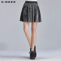 sdeer圣迪奥女装律动百褶俏皮短裙