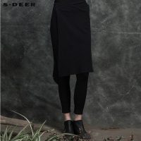 sdeer圣迪奥女装嘻哈风搭片休闲长裤
