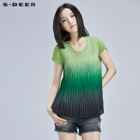 sdeer圣迪奥雅渐变色调上衣