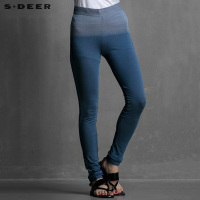 sdeer圣迪奥基本款渐变色打底裤