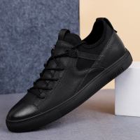 邦楚仕秋冬休闲鞋男 英伦皮鞋45码加绒保暖单鞋潮鞋韩版百搭板鞋