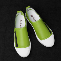 邦楚仕原宿风鞋子男板鞋真皮乐福鞋男韩版英伦牛皮男鞋潮流一脚蹬懒人鞋