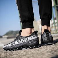 刀锋战士跑鞋男弹力减震跑步鞋青年弹簧鞋休闲波鞋健身房运动鞋男