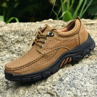 男鞋正品新款潮流男鞋登山鞋日常休闲鞋户外运动鞋真皮皮鞋