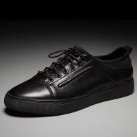 邦楚仕2018新款秋季男鞋商务英伦休闲鞋百搭潮流板鞋男