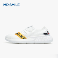 微笑先生透气袜子鞋运动休闲鞋韩版潮流百搭跑步鞋小白鞋白鞋