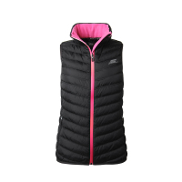 Skechers斯凯奇女秋冬新款轻质羽绒马甲拉链保暖羽绒背心 SAWF16006