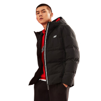 skechers斯凯奇男子新款梭织羽绒服 简约中款羽绒外套SEAMW18D911