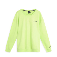 skechers斯凯奇女装针织套头卫衣女士纯色休闲套头衫L2SP2DTW02