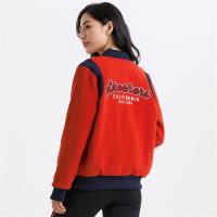 Skechers斯凯奇女子梭织外套时尚保暖棒球服运动服秋SMAWS19D513