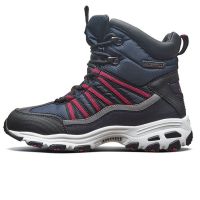 Skechers斯凯奇女靴绒里保暖雪地靴防滑防水超轻厚底户外靴44980