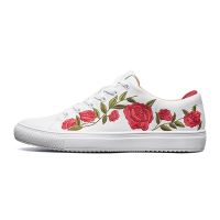 Skechers斯凯奇女春秋季设计师系列刺绣时尚绣花复古休闲鞋68794