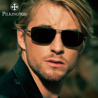 PILKINGTON英国皮尔金顿 男款进口偏光玻璃镜片驾驶专用防紫外线墨镜PK0472