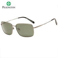 PILKINGTON英国皮尔金顿 男款钛合金高清玻璃偏光专业驾驶司机镜PK40503