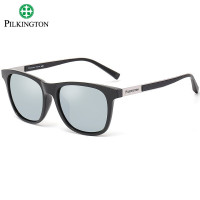 PILKINGTON英国皮尔金顿 男高清玻璃偏光真彩镜片复古经典开车驾驶镜PK36411 C250黑框