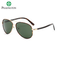 PILKINGTON英国皮尔金顿 男进口高档玻璃偏光驾驶专用防紫外线墨镜PK40487 C101