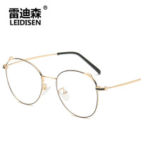 雷迪森抗辐射抗蓝光青少年防近视过滤蓝光眼镜猫耳复古学生眼镜可配镜片防疲劳电脑护目眼镜_1