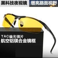 雷迪森偏光夜视镜开车专用司机男夜间晚上防远光灯眼镜酷点黑科技威尔达夜视镜雨天行车日夜两用夹片2282
