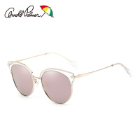 花雨伞墨镜女潮圆脸韩版潮复古长脸网红同款防紫外线时尚潮太阳镜AP.11701