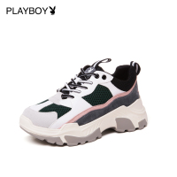 花花公子运动鞋女韩版老爹鞋厚底休闲鞋跑步鞋时尚百搭学生增高松