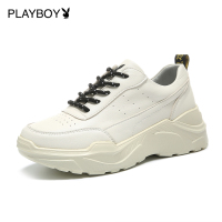 花花公子女鞋 ins超火的鞋子街拍款老爹鞋秋冬季厚底女复古跑步鞋