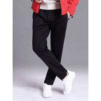 都彭(S.T.Dupont)男装 秋冬新款男士黑色抽绳韩版潮运动休闲裤