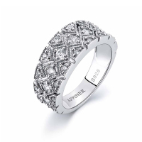 阿菲娜AFFINER 925银 闪耀指间系列闪烁戒指AFR2001