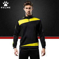 卡尔美 KELME 针织套头足球训练服长袖运动卫衣半拉链定制比赛队