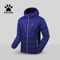 KELME卡尔美户外运动羽绒服男女中长款防风保暖外套情侣款