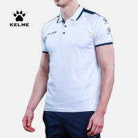 KELME卡尔美 运动商务Polo衬衫短袖翻领休闲T恤印制正品男装